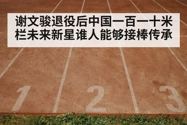谢文骏退役后中国一百一十米栏未来新星谁人能够接棒传承